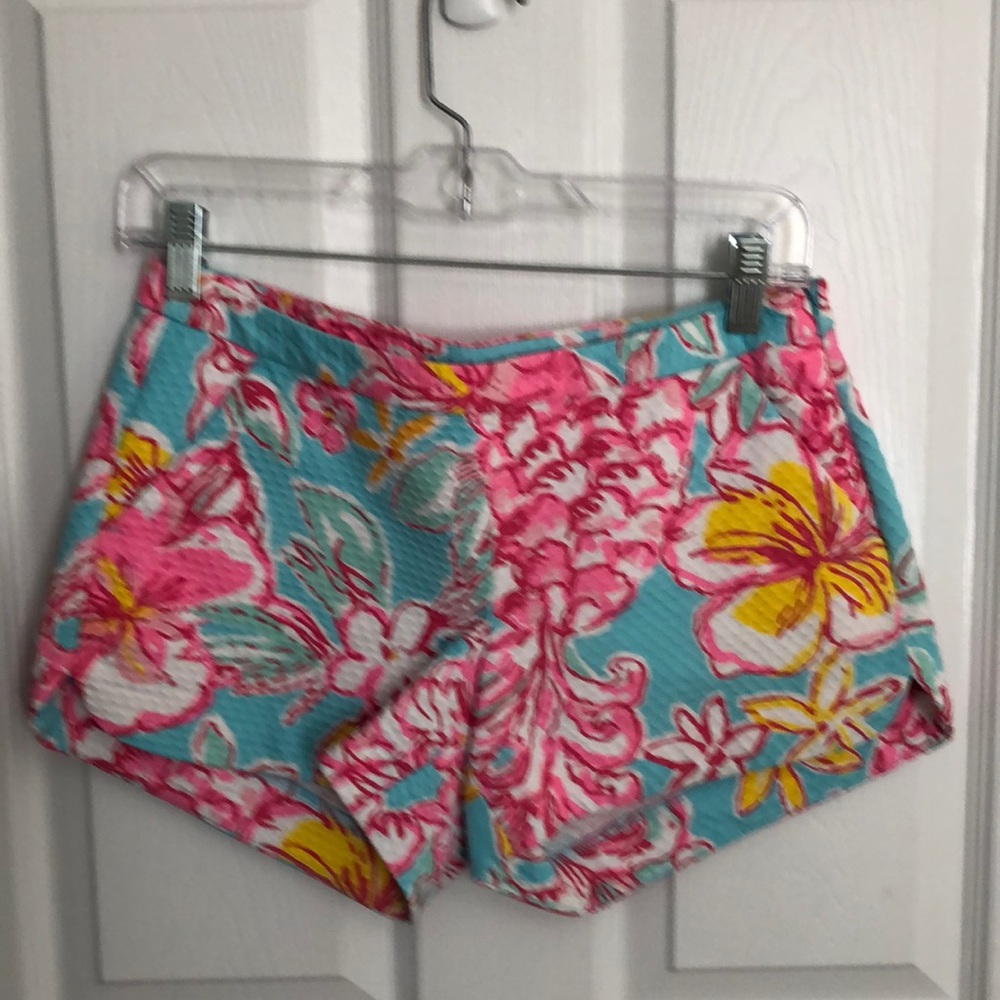 Lilly Pulitzer Sadie Shorts Breakwater Blue Lolita Size 0